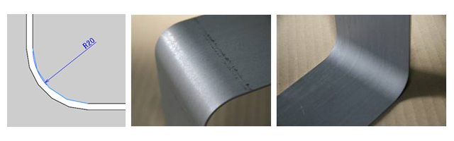 板金ユニット装置 設計 組立 Com 内ｒ寸法に合わせた曲げによる溶接後の外観品質向上